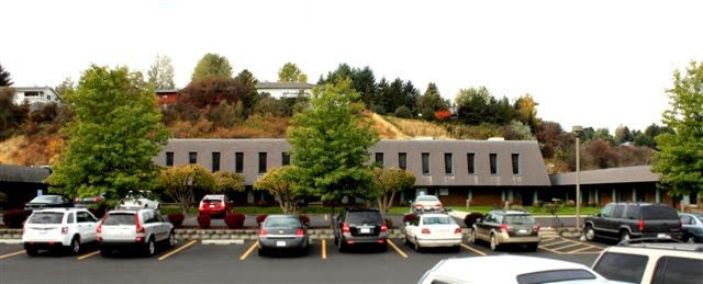 Front of office building